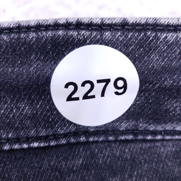 Denim Co Jean Shorts Denim Cotton Mens SZ 32 Black Straight VTG Baggy 90s Y2K - Picture 8 of 8